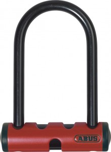red bike lock